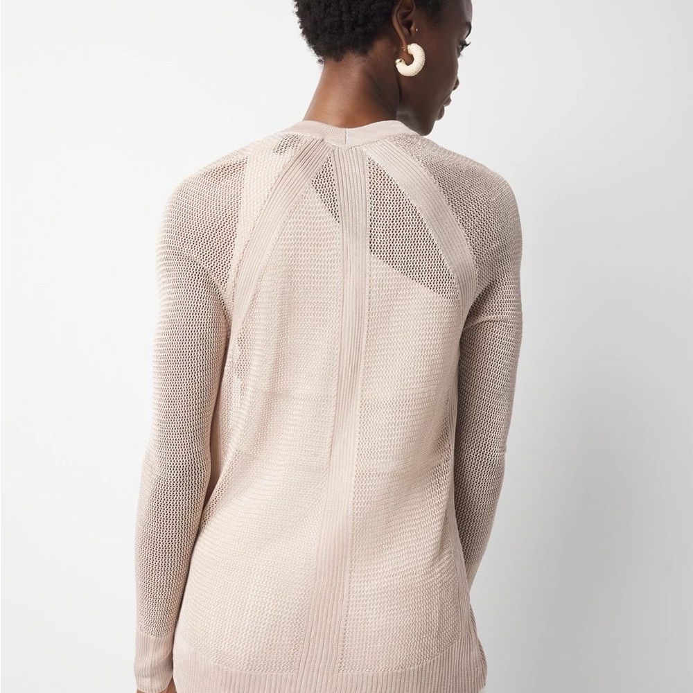 White House Black Market Cream Cardigan - Picture 2 of 9